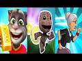 TALKING TOM GOLD RUN Vs. RUN SACKBOY RUN Vs. ANGRY GRAN RUN (iOS Games)