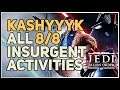 All Insurgent Activities Kashyyyk Databank Star Wars Jedi Fallen Order