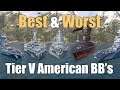 Best & Worst: Tier V American Battleships | World of Warships Legends | 4k | Xbox Series X