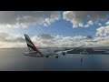 EMIRATES 787-10 lands at Nagasaki Airport • MS Flight Simulator