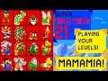 MAMAMIA! Pt2 - Super Mario Maker Playing Your Levels - | Road to 2k Subs, !Discord