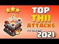 POWERFUL TH11 Attack Strategies for War | COC 3 Star TH11 Attacks | Clash of Clans