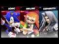 Super Smash Bros Ultimate Amiibo Fights – Sephiroth & Co #225 Sonic & Inkling vs Sephiroth