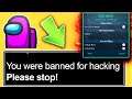 Among Us Trying to Get BANNED Using a Mod Menu (this is how fast you get banned)