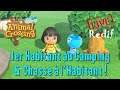 Animal Crossing New Horizons - Premier Habitant au Camping & Chasse à l'Habitant !