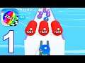Ball Run 2048 - Gameplay Walkthrough Part 1 Tutorial Levels 1-18 (iOS, Android)