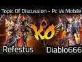 BIG BATTLE IN PLUNDER 100 - TOPIC OF DISCUSSION PC VS MOBILE - LEGACY OF DISCORD