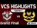 CES vs GAM Highlights Game 1 Grand Final VCS Winter Split 2021 CERBERUS vs GAM Esports by Onivia