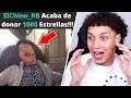 DONANDO A STREAMERS PEQUEÑOS DE FREE FIRE😱 | Chino RB
