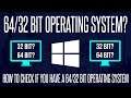 How to Check if You Have a 64 Bit or 32 Bit Operating System in Windows 10