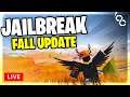 🔴 [LIVE] JAILBREAK FALL UPDATE OUT NOW! | NEW 1M VEHICLE SOON | NEW FALL MAP | Roblox Livestream 🔴