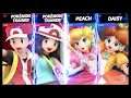 Super Smash Bros Ultimate Amiibo Fights   Request #4000!!! Red & Leaf vs Peach & Daisy
