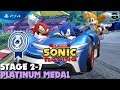 Team Sonic Racing - Stage 2-7, Whale Lagoon Traffic Attack Challenge Platinum | PS4