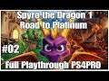 #02 Full Playthrough Spyro the Dragon, PS4PRO, Road to Platinum