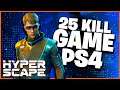 25 Kill Game in HYPER SCAPE on PS4! Full Gameplay! (CONSOLE KILL RECORD?)