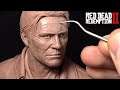 Sculpting Arthur Morgan Riding His Horse | Red Dead Redemption 2 Fan Art Sculpture