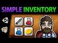 Simple Inventory System in Unity (Store, Use, Stack and Drop Items)