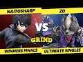 The Grind 148 Winners Finals - Naitosharp (ZSS, Joker, Diddy) Vs. ZD (Fox, Wolf) SSBU Smash Ultimate