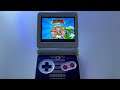 Worms World Party | Gameboy Advance SP (IPS display) gameplay