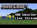 1000 Subscriber Minecraft Live Stream
