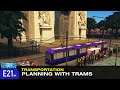 Cities Skylines Gameplay: Transportation Planning with Trams | Fisher Enclave S02E21