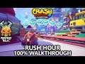 Crash Bandicoot 4 - 100% Walkthrough - Rush Hour - All Gems Perfect Relic