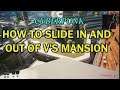 Cyberpunk 2077 , How To Get Into V's Mansion , Slide .