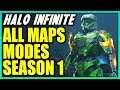 Halo Infinite ALL Maps, Modes and Customization Battle Pass Season 1 Reveal! Halo News