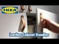 IKEA Leather Cabinet Handles
