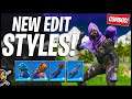 NEW EDIT STYLES For INSIGHT and LONGSHOT! Gameplay + Combos! (Fortnite Battle Royale)