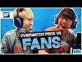 Overwatch League Pros vs Average Fans | How Good are Pros? | ChoiHyoBin and Viol2t