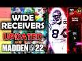 RANKING the BEST Wide Receivers in Madden 22 Ultimate Team (Tier List)
