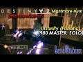 Solo 980 Insanity Master Nightmare Hunt (The Fanatic) | Destiny 2: Shadowkeep (PS4)