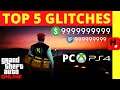TOP 5 MONEY GLITCHES IN GTA 5 ONLINE (From $900,000 - $2,500,000 in 5 Min)