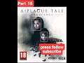 A Plague Tale  Innocence  Part 16 gameplay 4 ps5