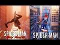 COMPARANDO O WEBSWING DO SPIDER-MAN MILES MORALES VS SPIDER-MAN PS4!
