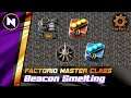 End-game SMELTING with Beacons and Modules | Factorio Tutorial/Guide/How-to