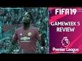 FIFA PREMIER LEAGUE 2019/20 | Gameweek 5 REVIEW