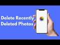 How to Delete Recently Deleted Photos iPhone (2021)
