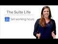 How to set working hours on Google Calendar