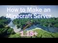 How to Setup an Minecraft Server (Including Port forwarding) (UPDATED)