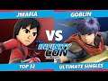 Infinity Con 2021 Top 32 - Goblin (Ike, Roy) Vs. JMafia (Brawler) SSBU Ultimate Tournament