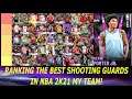 RANKING THE BEST SHOOTING GUARDS IN NBA 2K21 MY TEAM! (MY TEAM SHOOTING GUARD TIER LIST EP. 8)