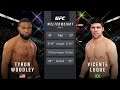 Tyron Woodley Vs. Vincente Luque : UFC 4 Gameplay (Legendary Difficulty) (AI Vs AI) (Xbox One)