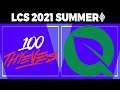 100 vs FLY - LCS 2021 Summer Split Week 3 Day 2 - 100 Thieves vs FlyQuest