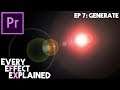 How to use Generate video effects in Adobe Premiere Pro (Every Effect Explained)