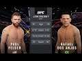 Paul Felder Vs. Rafael Dos Anjos : UFC 4 Gameplay (Legendary Difficulty) (AI Vs AI) (PS4)
