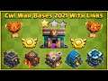 Top Best Cwl War Bases 2021 For Every Townhall with links | Clash of Clans - Coc