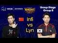 Warcraft 3 Reforged Tournament Infi vs Lyn Group B Match 1 WCG 2020 CONNECTED Seoul & Shanghai