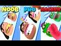 NOOB vs PRO vs HACKER in Teeth Runner!